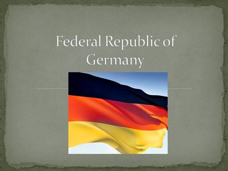 Germany is a federal parliamentary democratic republic governed by a bicameral legislature: - Bundestag – the lower house - Bundesrat – the upper house.