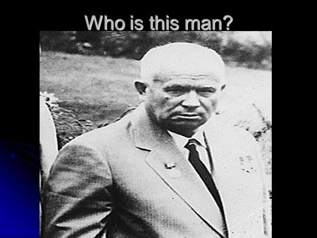 Who is this man?. Nikita Khrushchev Lesson Objectives  To identify the key features of Destalinisation.  To produce a clear definition of the concept.