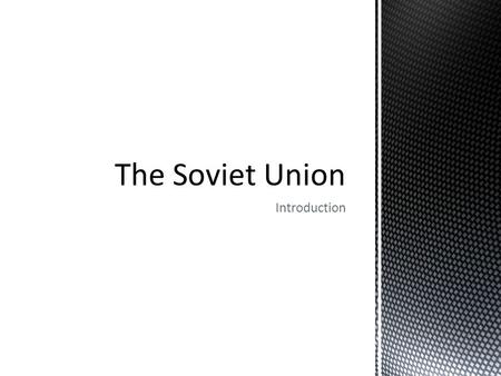 Introduction.  Germany was split into 4 sections— controlled by the 4 winners of WW2  Tension grew between democratic and communist governments in Germany.