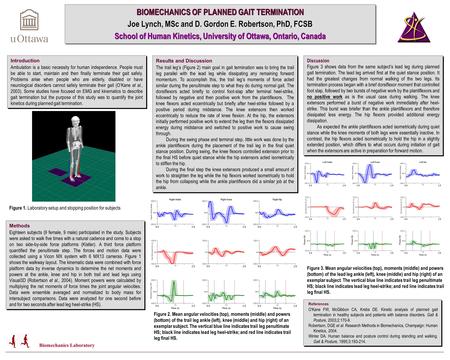 Discussion Figure 3 shows data from the same subject’s lead leg during planned gait termination. The lead leg arrived first at the quiet stance position.