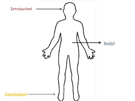 Introduction! Conclusion!. Essays contain 3 important elements: Introduction Body Conclusion.