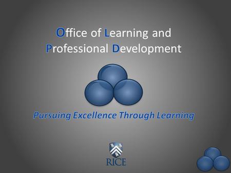 Provide resources to get employees up and running in their jobs Support TEAMS and RiceLeaders Influence curriculum delivery and support Enable employees’