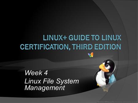 Linux+ Guide to Linux Certification, Third Edition