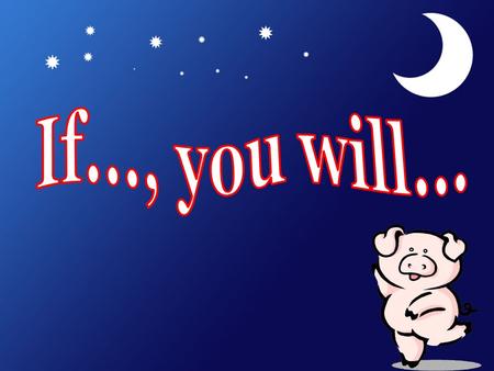 Richard will have a hard exam tomorrow. If he studies hard, he will pass.