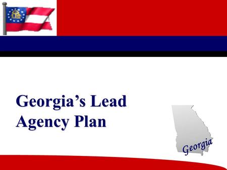 Georgia Georgia’s Lead Agency Plan Georgia 2 KVC Behavioral Healthcare The lead agency in the North East Region of Kansas and Metro Kansas City, Kansas.