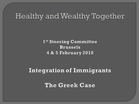 Law 3386/2005: Foreigner: a person who does not hold the Greek Nationality or has no nationality. Third Country National: a person who has neither the.