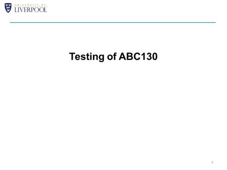 Testing of ABC130 1. 100  Not to scale! 100nF Edge Sensor wired to A9, A10 ? ABC-130 100nF NB graphic is not an exact match with “ABC_Pads_V5.2.pdf”