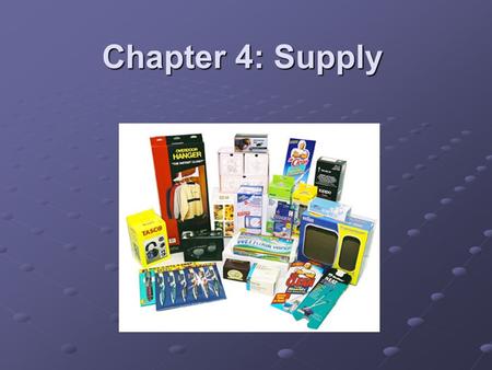 Chapter 4: Supply. AGENDA Mon 2/6 & Tues 2/7 QOD #10: Calvin’s DilemmaQOD #10: Calvin’s Dilemma Review HW (pg 76 & pg 84)Review HW (pg 76 & pg 84) Beef,