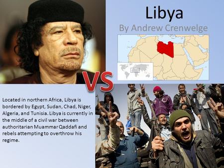 VS Libya By Andrew Crenwelge