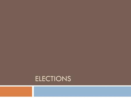 ELECTIONS. Primary Elections  Help to decide who the party is going to nominate for office.  Closed primary- have to be a party member to vote for the.