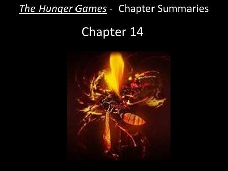 The Hunger Games - Chapter Summaries