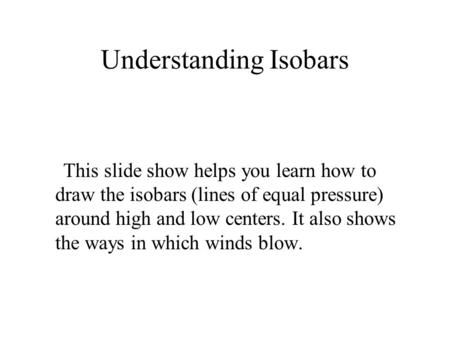 Understanding Isobars