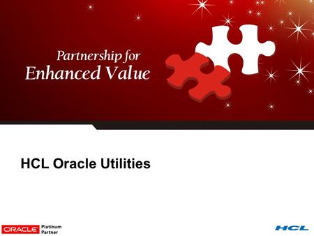 HCL Oracle Utilities.