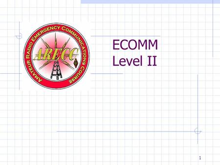 1 ECOMM Level II. Slide 2 Net Control and Management Why have nets? Prevents chaos in operations What is the net’s mission? “ … to move as much traffic.