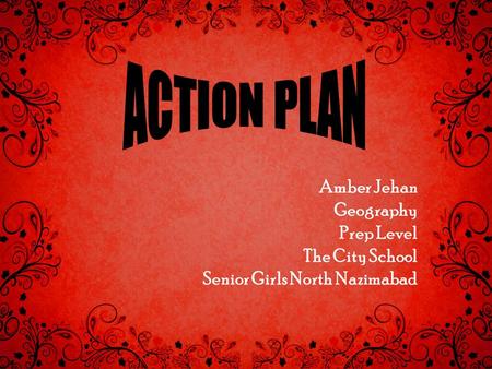 Amber Jehan Geography Prep Level The City School Senior Girls North Nazimabad.