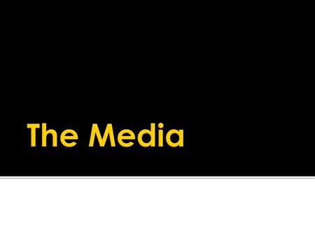 Chapter 6 describes the origin and growth of the media, assess their objectivity, and examine their influence on politics.