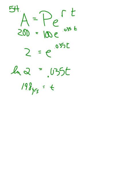 Test Friday!!!!!!! 10-6 Exponential Growth and Decay.