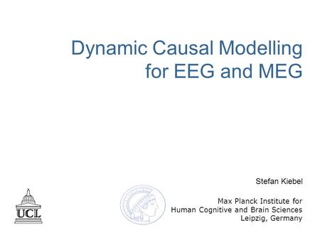 Dynamic Causal Modelling for EEG and MEG