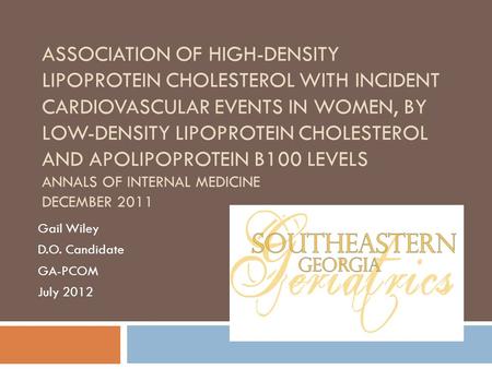 ASSOCIATION OF HIGH-DENSITY LIPOPROTEIN CHOLESTEROL WITH INCIDENT CARDIOVASCULAR EVENTS IN WOMEN, BY LOW-DENSITY LIPOPROTEIN CHOLESTEROL AND APOLIPOPROTEIN.