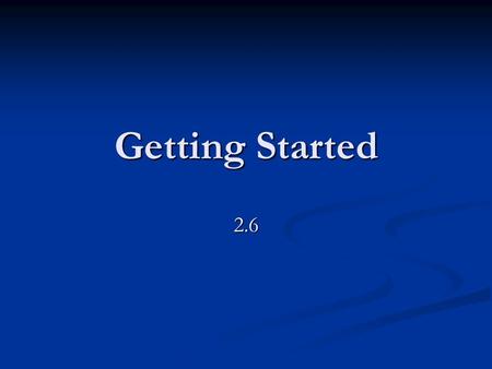 Getting Started 2.6. Guiding Questions How can solving easier problems help us find the product of a multiplication problem? How can solving easier problems.