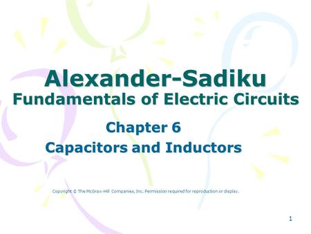 Alexander-Sadiku Fundamentals of Electric Circuits