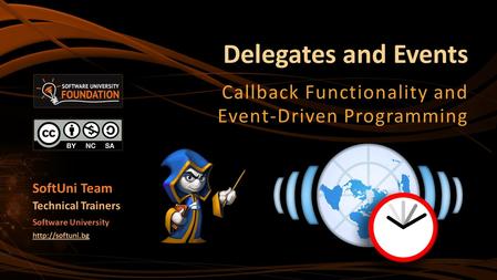 Callback Functionality and Event-Driven Programming