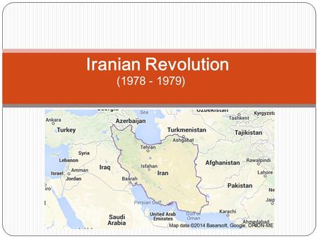 (1978 - 1979) Iranian Revolution. The Iranian Revolution began when many Iranians and citizens within Iran were very dissatisfied with the rulership of.