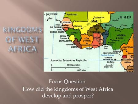 Kingdoms of West Africa