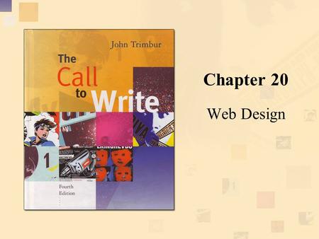 Chapter 20 Web Design. Copyright © Houghton Mifflin Company. All rights reserved.20 | 2 Chapter overview Gives an introduction to Web design Examines.