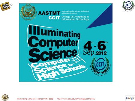 Illuminating Computer Science CCIT 4-6Sep