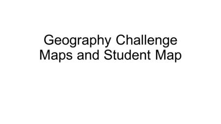 Geography Challenge Maps and Student Map. Map of the Greek City-States.