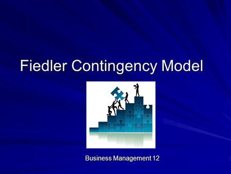 Fiedler Contingency Model