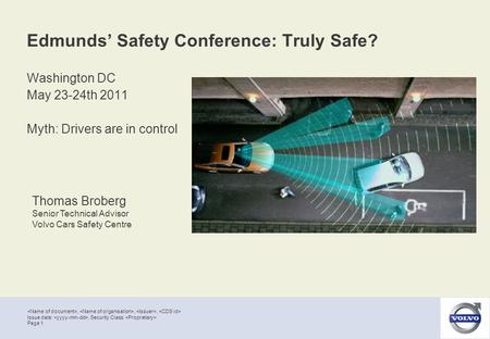 Edmunds’ Safety Conference: Truly Safe?