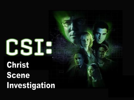 Ok Grissom. What have we got? Not much Catherine. That’s the problem. A body has gone missing. We’ve been asked to find out what happened. Both the Romans.