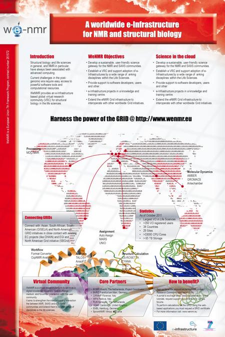 A worldwide e-Infrastructure for NMR and structural biology A worldwide e-Infrastructure for NMR and structural biology Introduction Structural biology.