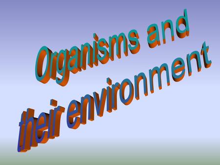 Biogeography The study of where organisms live. Bio- Life Geo- Earth Graph- Description.