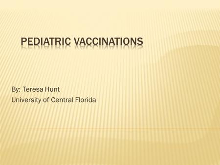 By: Teresa Hunt University of Central Florida. Personal Beliefs Health Concerns Economic Status High Risk Populations.