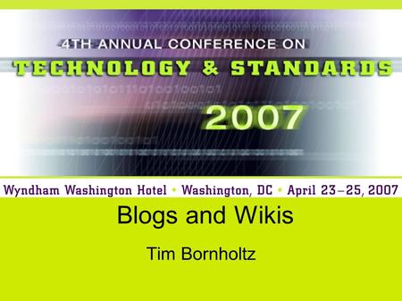 Blogs and Wikis Tim Bornholtz. Purpose Many new technologies are available on the internet that enable people to publish and edit content without expensive.