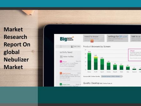 Market Research Report On global Nebulizer Market.