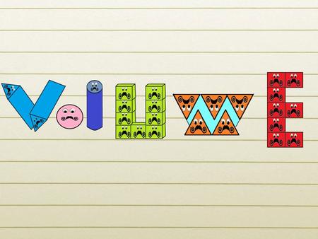 What is Volume? Volume is the measure of the amount of space inside a solid 3D figure. It is measured in cubic centimetres/metres etc. To find.