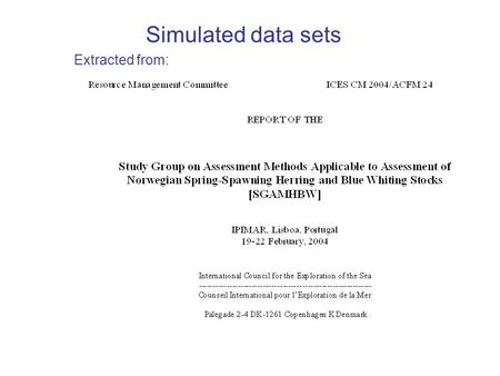 Simulated data sets Extracted from:. The data sets shared a common time period of 30 years and age range from 0 to 16 years. The data were provided to.