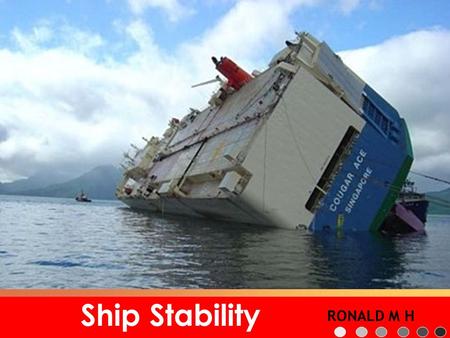 Hjj Ship Stability RONALD M H ronald.mhutaurul@gmail.com Ronald M H.