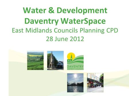 Water & Development Daventry WaterSpace