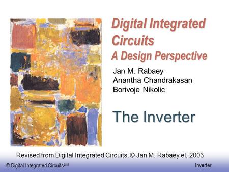 Digital Integrated Circuits A Design Perspective