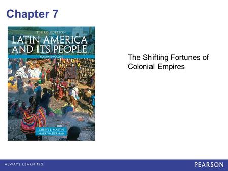 Chapter 7 The Shifting Fortunes of Colonial Empires.