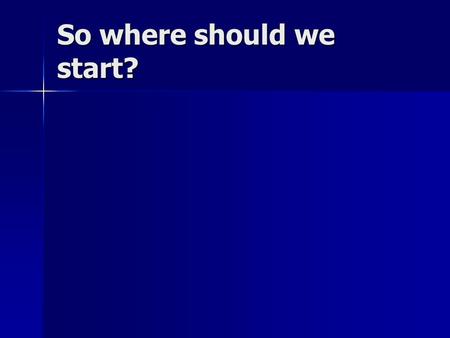 So where should we start?. Cellular Division - mitosis * What are some of the major differences in the cell division of prokaryotic cells compared to.