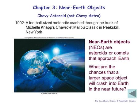 Chapter 3: Near-Earth Objects