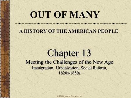 A HISTORY OF THE AMERICAN PEOPLE