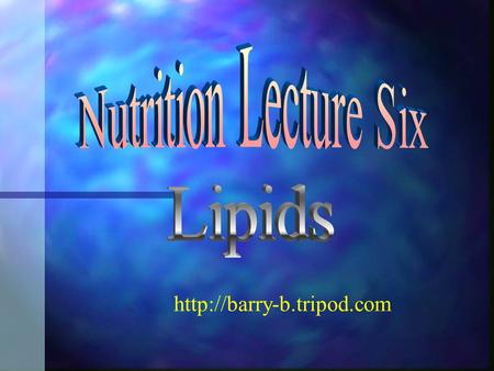 What are Lipids n Fat n Triglycerides n Phospholipids n Similar to triglycerides but: n with a Phosphoric acid n Steroids n.