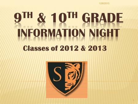 Classes of 2012 & 2013 12/6/2015 1 Jackie MosconiMarie Hassell All Nations 10-12 th students A-LLiberal Arts 10 th -12 th Students M-Z Liberal Arts 11.